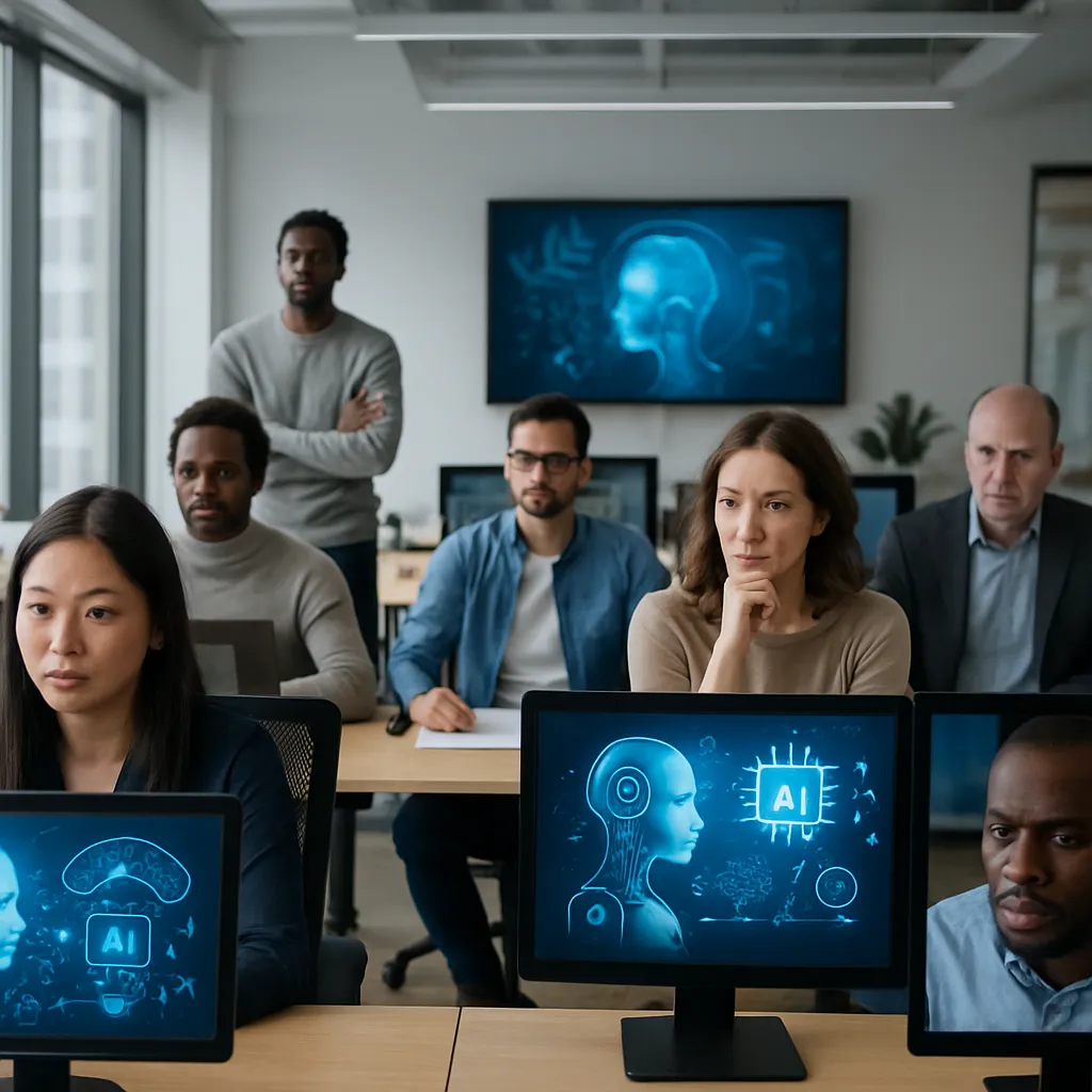 Darbuotojų baimė dėl AI: Kaip paruošti komandą pokyčiams ir išvengti pasipriešinimo?