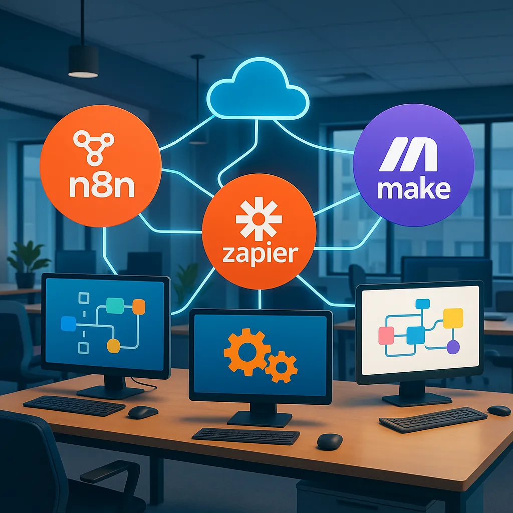 n8n vs. Zapier vs. Make: Kurį automatizavimo įrankį pasirinkti?